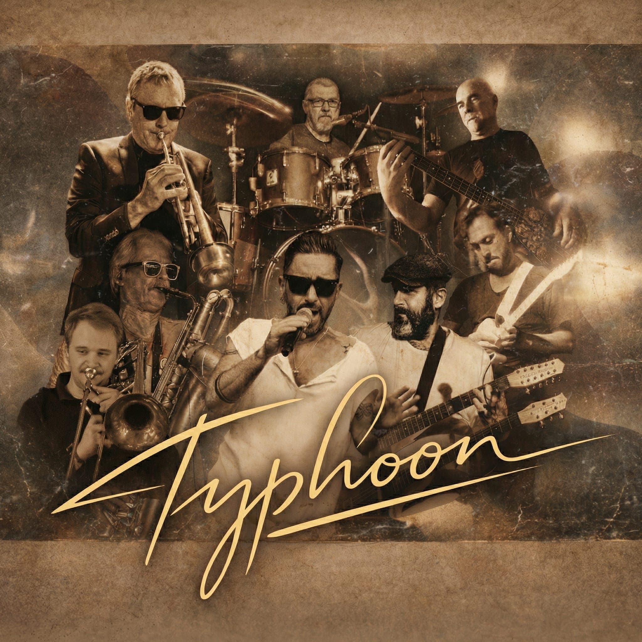 Typhoon — Band mit Signatur